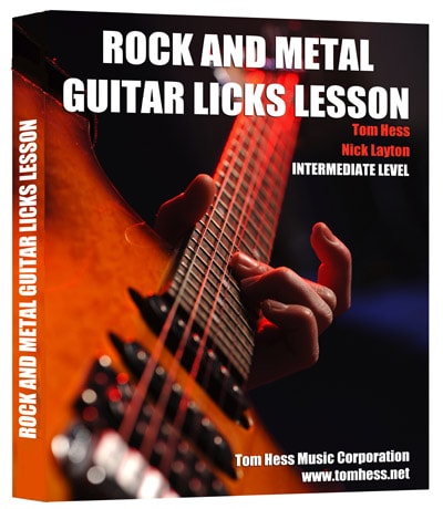 Rock And Metal Guitar Licks Lesson